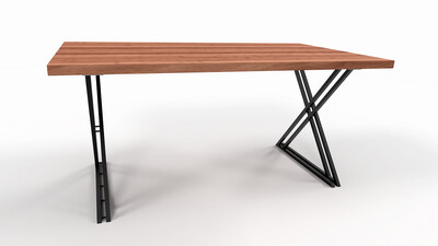X-shape Table base | Industrial Table Legs | N157
