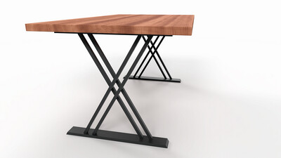 X-shape Table base | Industrial Table Legs | N156