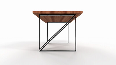 Square-shaped Table base | Industrial Table Legs | N218