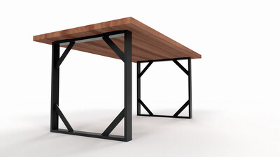 Square-shape Table base | Industrial Table Legs | N222