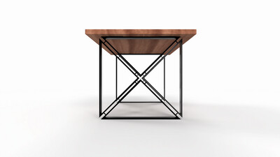 Quadratischer Tischfuß | Industrielle Tischbeine | N220