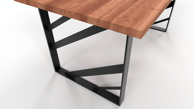 Square Table Legs | Zebra Legs | Industrial Table Legs | N166