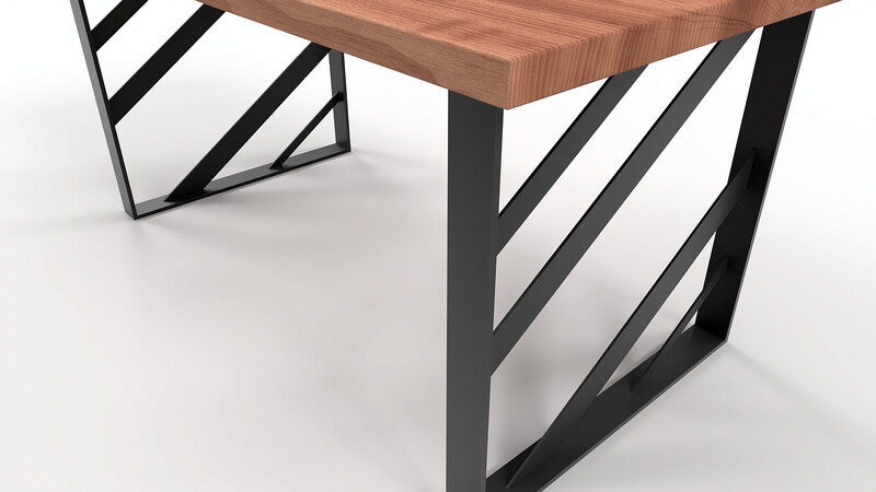 Square Table Legs | Zebra Legs | Industrial Table Legs | N166