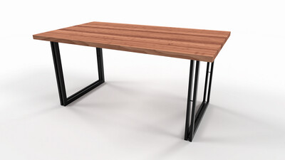 Stilvolle quadratische Tischbeine aus Metall | Industrieller Tischfuß | N167