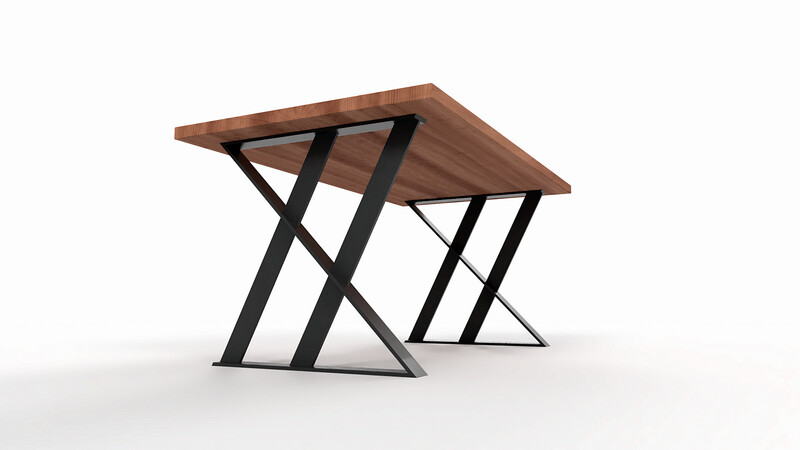 Z-shape Table base | Industrial Table Legs | N168