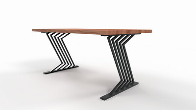 Z-shape Table base | Industrial Table Legs | N173