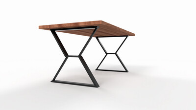 Trapezoidal Table Legs | Metal Table base | Kitchen Table Legs | N175