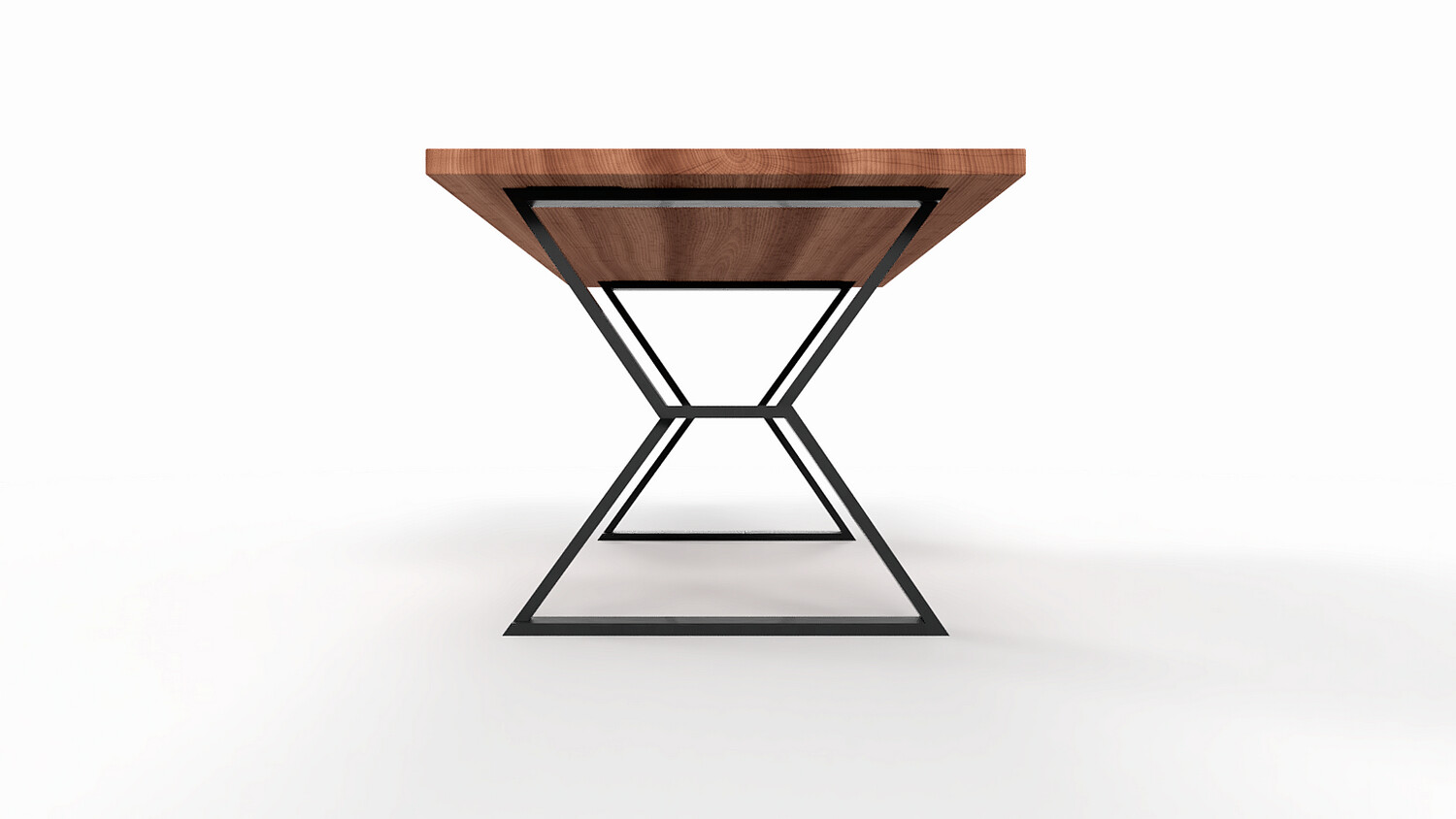 Trapezoidal Table Legs | Metal Table base | Kitchen Table Legs | N175