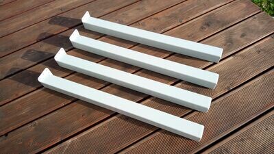 Square Pipe Table Legs Flush with Table Top | N127