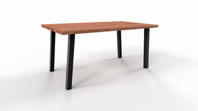 Angled Metal Table Legs | Industrial Table Legs | N207