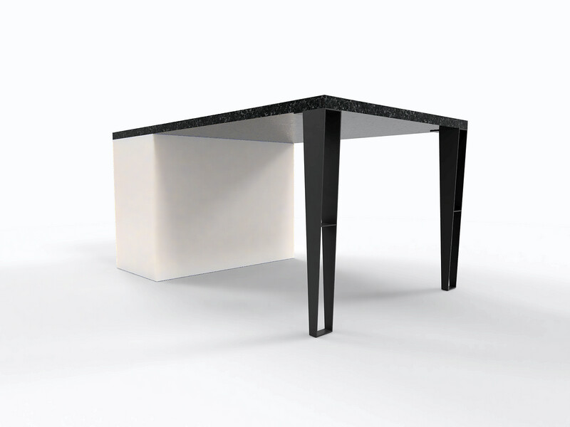 Triangle-Shape Countertop Legs | N206