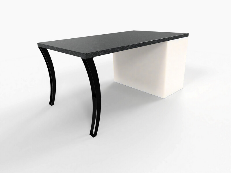 Arc-Shape Countertop Legs | N203