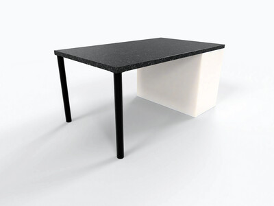 Pipe Table Legs | Counter height Legs | Adjustable Foot | Heavy Duty Legs | N128Fs
