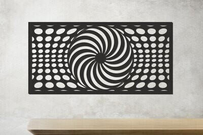 Metal Wall Art | Optical Illusion | WDI25