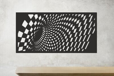 Metal Wall Art | Optical Illusion | WDI12