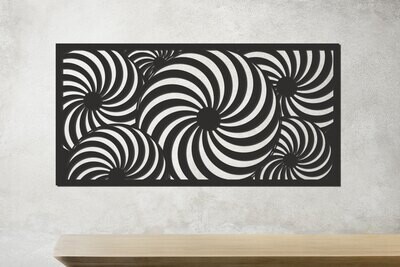 Wandkunst aus Metall | Optische Täuschung | WDI24