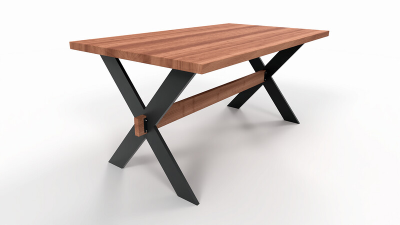 Farmhouse Table Legs | Dining Table Legs | X-Beam Table Legs | N233