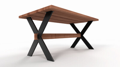 Farmhouse Table Legs | Dining Table Legs | X-Beam Table Legs | N233