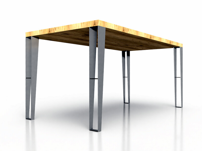 Trapezoid-Shape Countertop Legs | N205