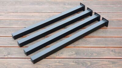 Square Pipe Table Legs | Adjustable Foot | N126s