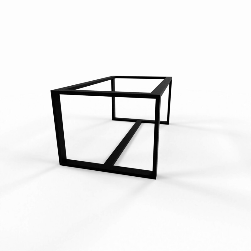 Wide Table Base for Heavy Top, 36 inch / 91 cm wide Metal Table Frame, Table Base for Marble Top, Glass Table Base, F2 WIDE
