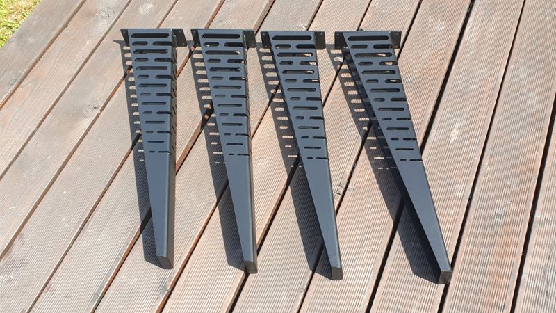 Industrial Furniture Legs, Set of 4, Desk Legs, Console Legs, Coffee Table Legs, Steel Iron Legs For Table Desk Console, B24