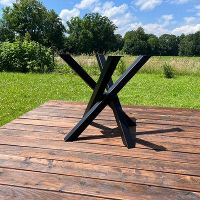 Spider Pedestal Base, Round Dining Table Base, Cross Table Base, Metal Spider Table Legs, Industrial Table Leg, F63