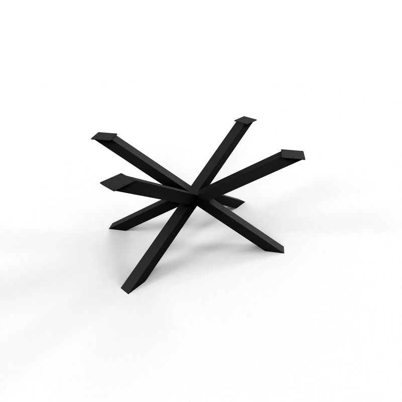 Metal Spider Table Legs, Dining Table Base, Spider Pedestal Base, Cross Table Base, Tabletop Support, F61