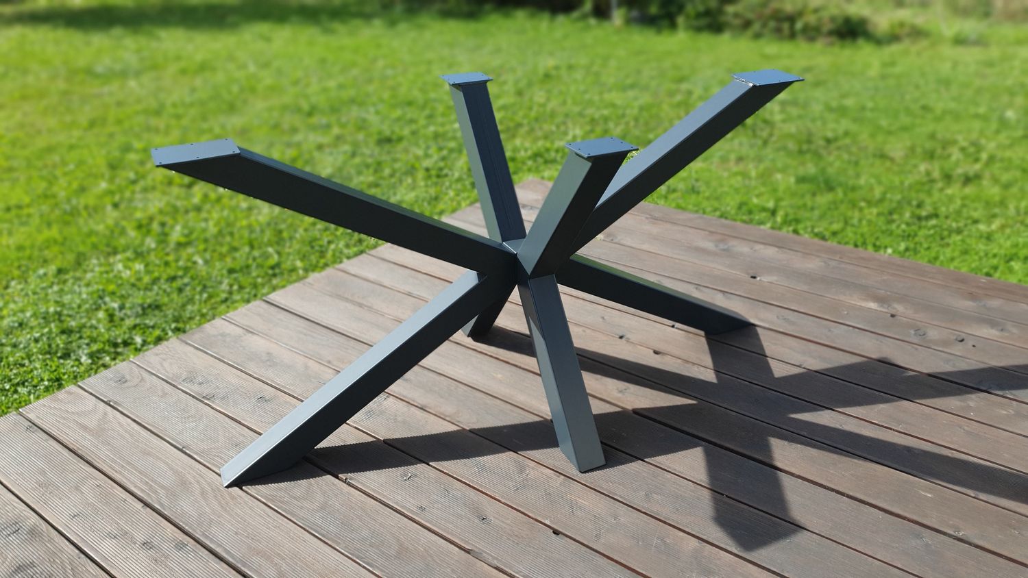 Spider Pedestal Base, Tabletop Support, Metal Spider Table Legs, Dining Table Base, Cross Table Base, F62