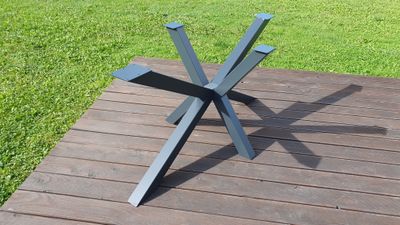 Spider Pedestal Base, Tabletop Support, Metal Spider Table Legs, Dining Table Base, Cross Table Base, F62