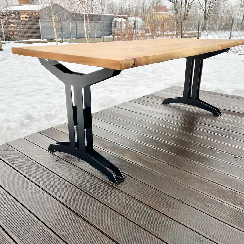 Designer Edition Steel Table Legs, Unique Shape Table Legs, Handmade Table Legs, Modern Dining Table Legs, Metal Table Legs, N20