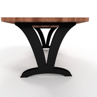 Modern Designer Table Legs – Handmade Steel Legs With Unique Patterns, Contemporary Table Base, High-Quality Table Legs, N23