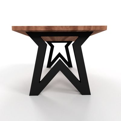 Von moderner Kunst inspirierte Tischbeine – Designer-Kollektion, Tischbeine in Sternform, langlebige Metallbasis, hochwertige Tischbeine, N27