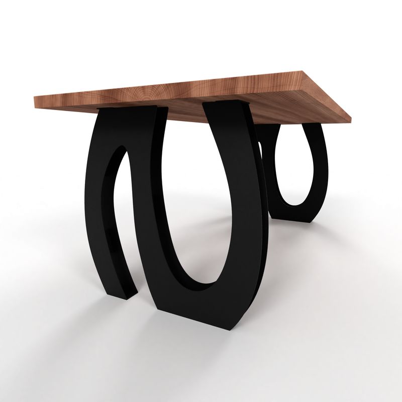 Modern Geometric Table Legs – Limited Edition Designer Collection, Designer Table Legs, Durable Metal Base, Artistic Table Base, N28