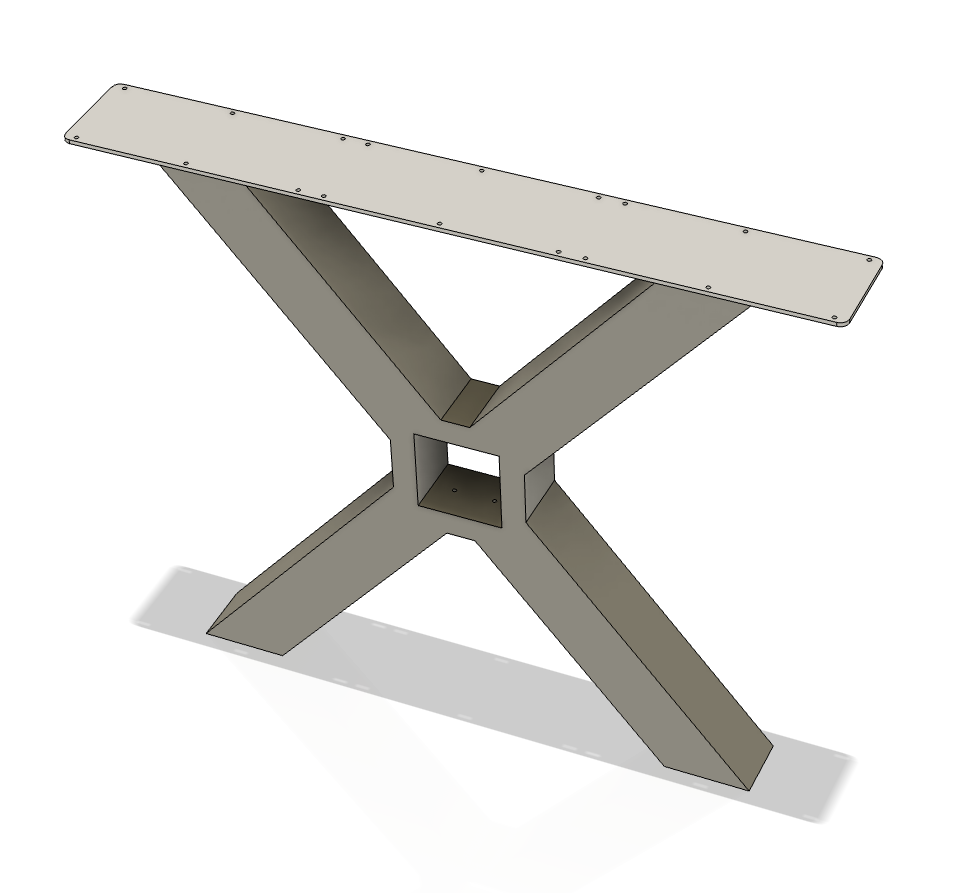 N229 table legs, set of 2, customized for Alex