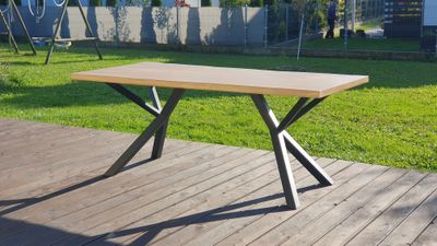 Stylish Y-Shaped Table Legs, Set of 2, Modern and Durable Table Base, Unique Y-Shape Metal Table Legs, N7
