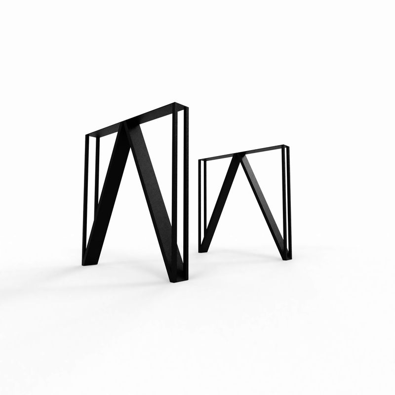 W-shaped Table Legs | Metal table legs | Dining table legs | N143