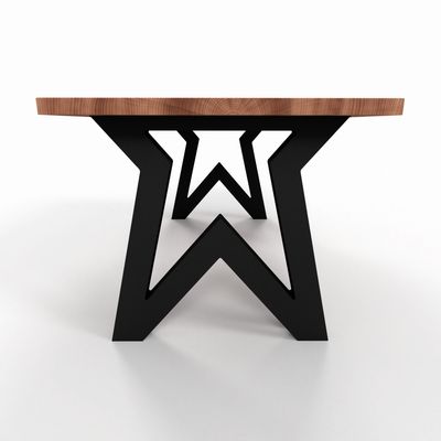 Industrieller Tischfuß aus Metall, mutiger und stilvoller Tischfuß, Tischfuß der Luxus-Designer-Edition, Tischfuß aus Premiumstahl, F27