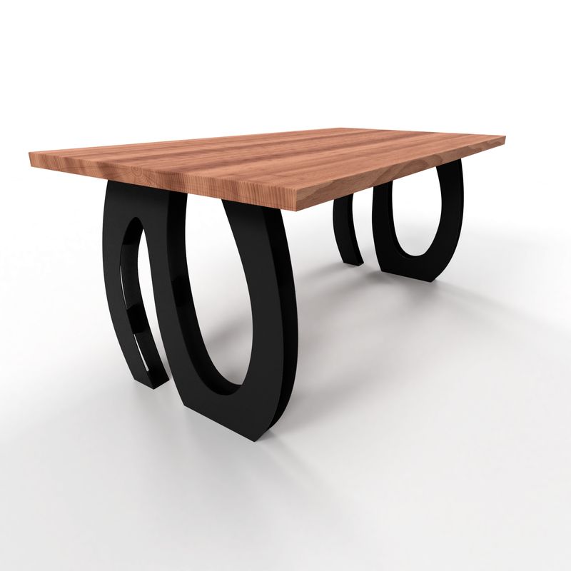 Organic Style Metal Table Base, Exclusive Metal Table Base, Designer Edition Table Base, Premium Steel Table Base, F28