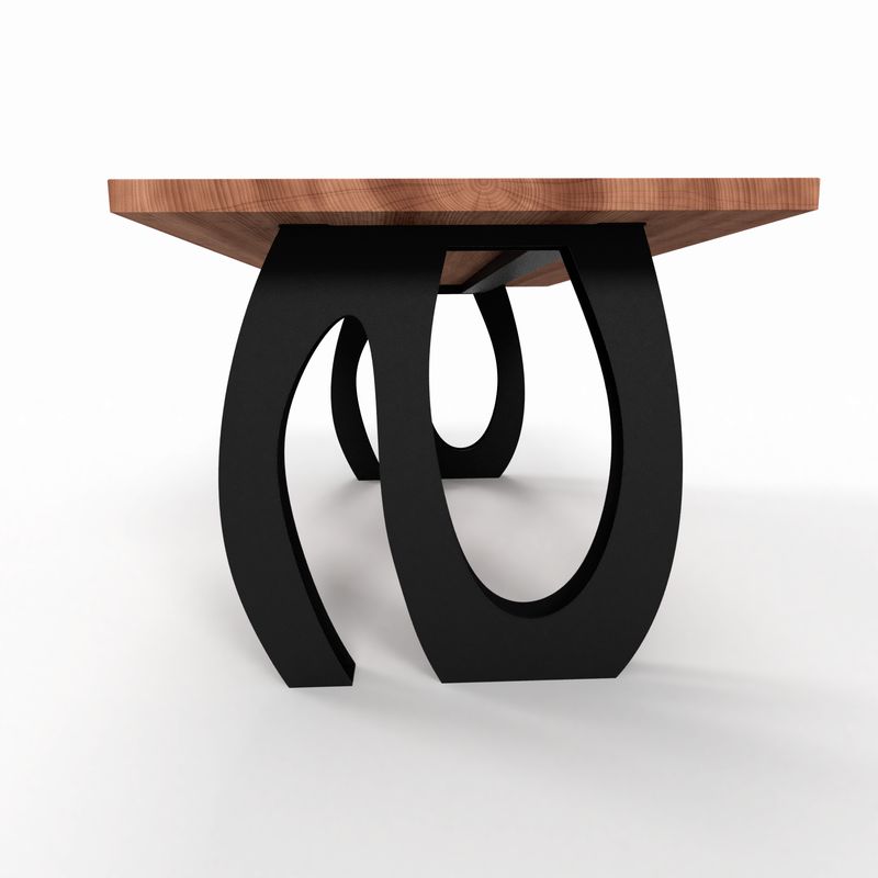 Organic Style Metal Table Base, Exclusive Metal Table Base, Designer Edition Table Base, Premium Steel Table Base, F28
