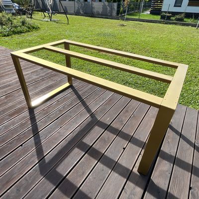 Rama F1 na zamówienie, H71 W120 L260, Bright Gold, Podkład Cynkowy