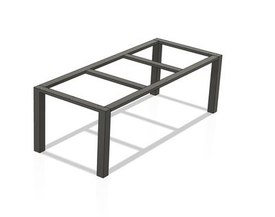 Custom Table Base for Heavy Top, 36 inch / 91 cm wide Table Base, Table Base for Granite Top, Glass Table Base, F4 WIDE, Legs 80X80 mm