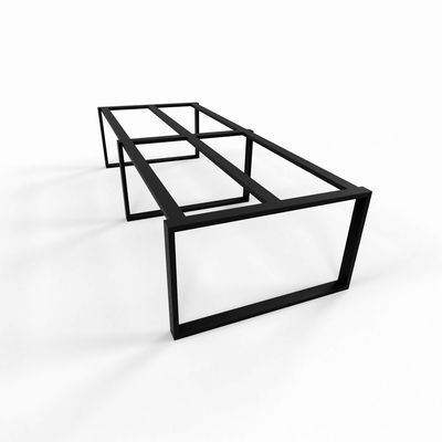 Ultra Long Ultra Wide Handmade Steel Table Base: Industrial Dining Table Legs, Custom Size &amp; Color, F1CL