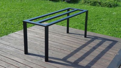 Metal Table Frame, Dining Table Base , Table Frame for Granite Top, Glass Table Base, Ready to Ship, F4