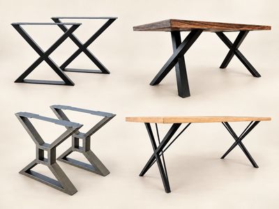 X‑Shaped Table Legs