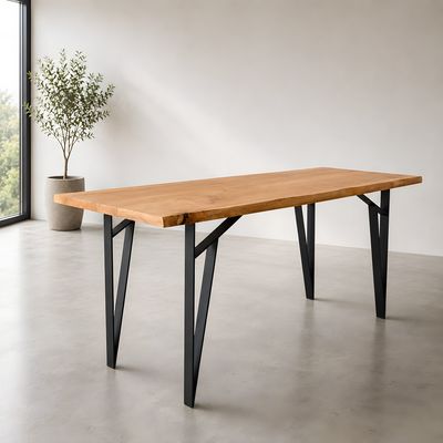 N41 Heavy-Duty Steel Table Legs — Set of 4