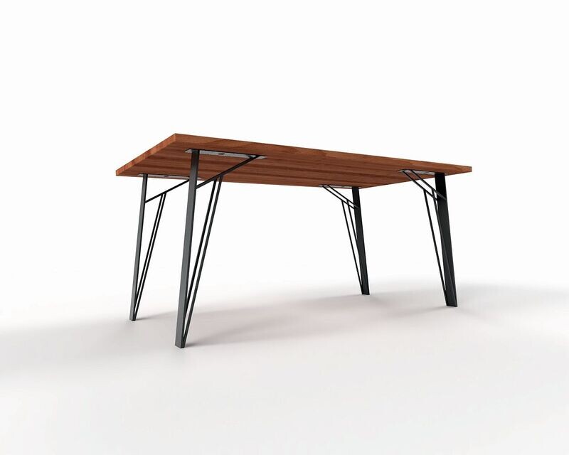 Braced Hairpin Steel Table Legs | N41A