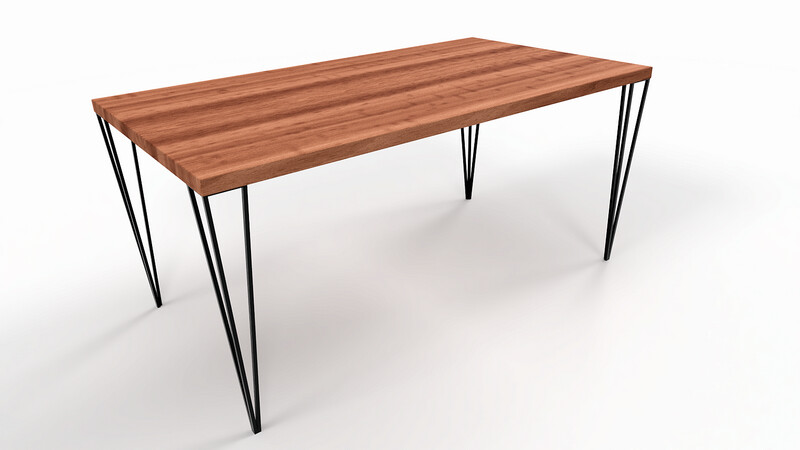 Slim Hairpin Steel Table Legs | N148