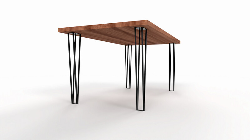 Classic Hairpin Steel Dining Table Legs | N237