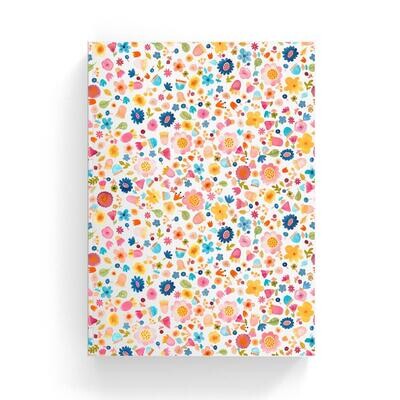 Notizbbuch mit Blüten DIN A5